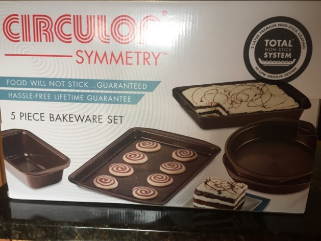 Circulon 5-Piece Nonstick Bakeware Set Chocolate
